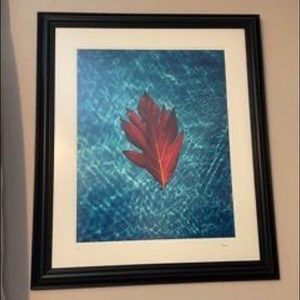 Red leaf art work